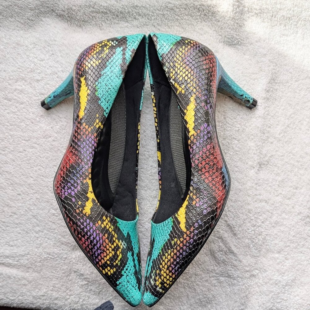 Walking Cradles Anaconda Multicolored Pumps
